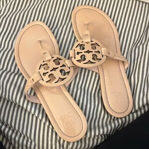Tory Burch Miller Sandals, like new worn once!